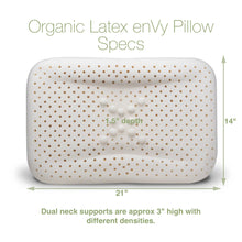 enVY COPPER infused+ 100% Mulberry Silk Organic Latex Pillow