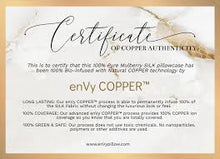 enVY Pure Mulberry SILK Pillowcase powered by enVy COPPER (Queen Size)