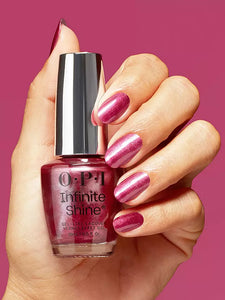 opi infinite shine deja rouge nail polish