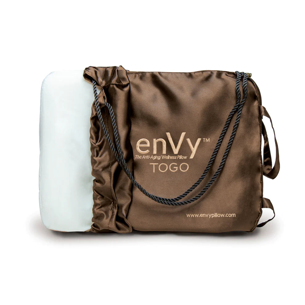 enVy TO GO with COPPER Infused Mulberry SILK Pillow Case The