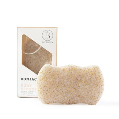 Bathorium Konjac Walnut Shell Exfoliating Body Sponge