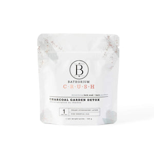 Bathorium Charcoal Garden Detox Crush at the Summit Spa