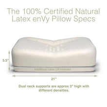 enVy® COPPER + HYLA + SILK | Anti-Wrinkle & Neck Support Pillow
