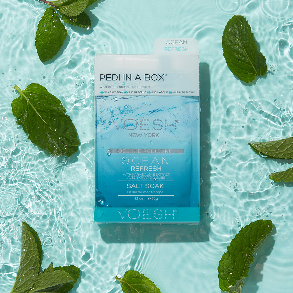 VOESH Pedi in a Box (4-Step) Ocean Refresh