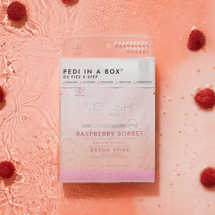 VOESH Pedi in a Box (5-Step) Raspberry Sorbet