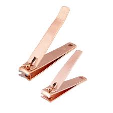 Rose Gold Nail Clipper Duo Gift Set