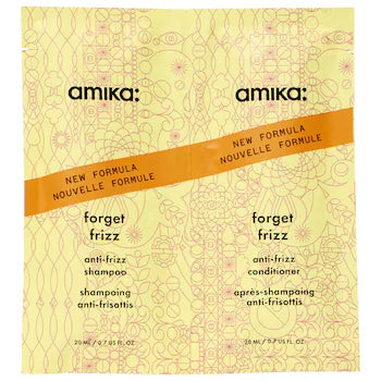 Amika Forget Frizz Shampoo & Conditioner Travel Packet