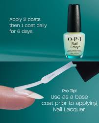 how to use opi nail envy