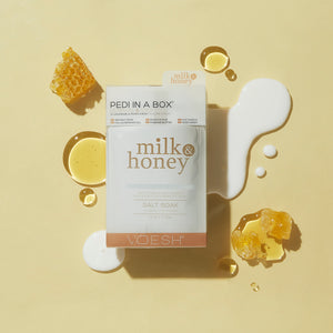 VOESH Pedi in a Box (6-Step) Milk & Honey