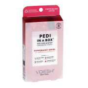 Voesh Peppermint Swirl pedi in a box 4 step