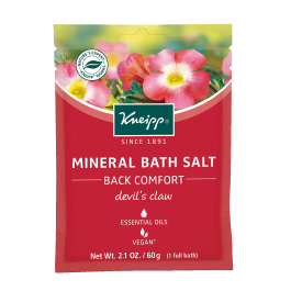 Kneipp Back Comfort Devil's Claw Bath Salt at the Summit Spa