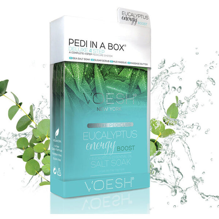 Voesh Pedi in a Box Eucalytpus energy at the summit spa