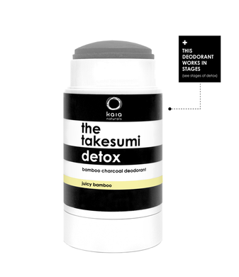 Kaia Naturals the takesumi detox charcoal deodorant mandarin pomelo