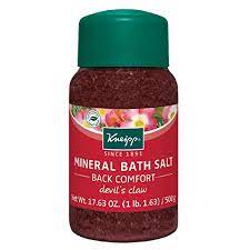 kneipp devils claw back comfort bath salts at the summit spa