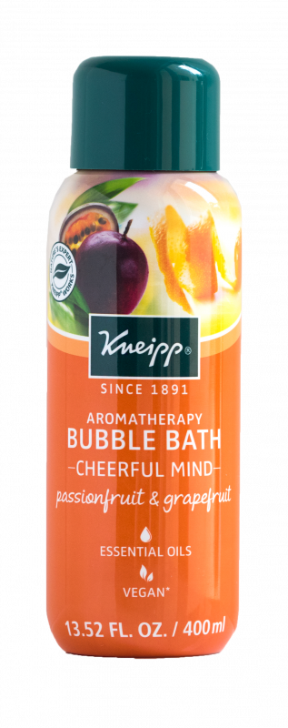 Kneipp Cheerful Mind Bubble Bath 400ml at the Summit Spa